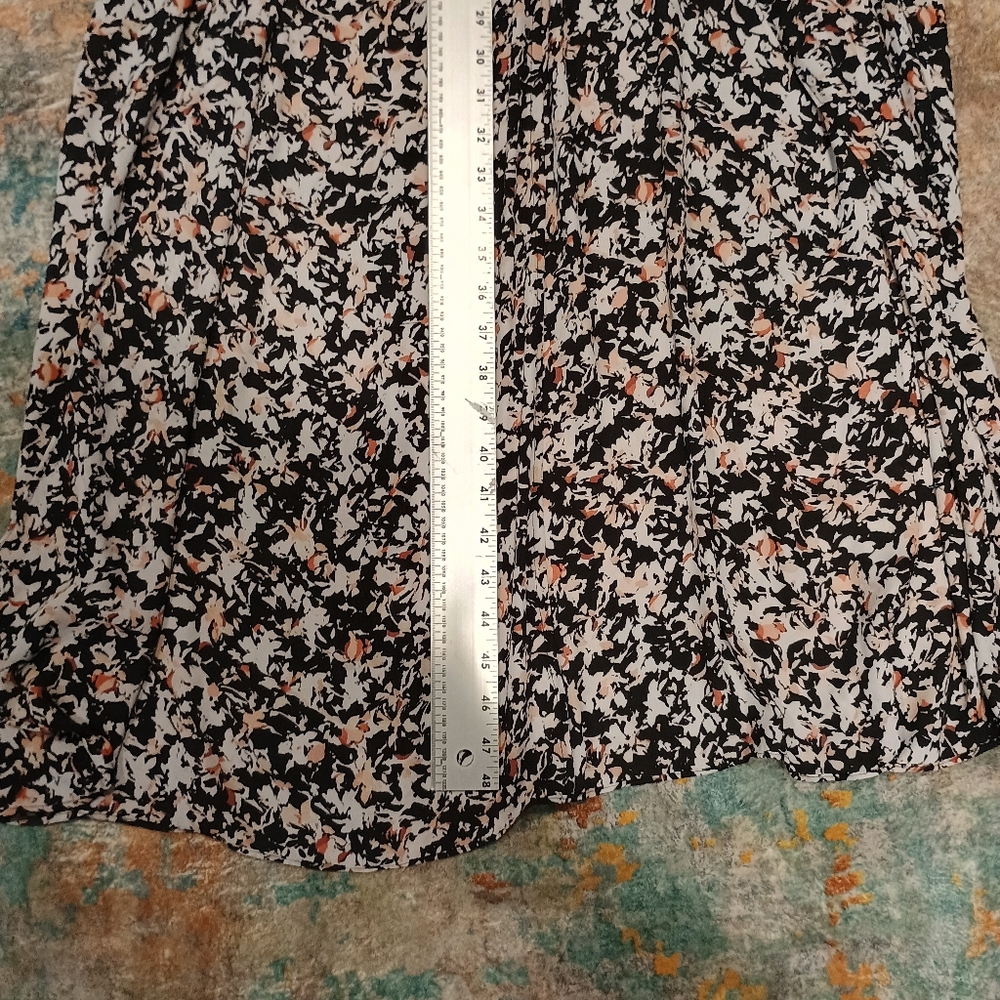 White House Black Market Floral Maxi and Mini Dress - Black and Pink Size 6 - Picture 11 of 11